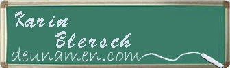 Karin Blersch Visitenkarte